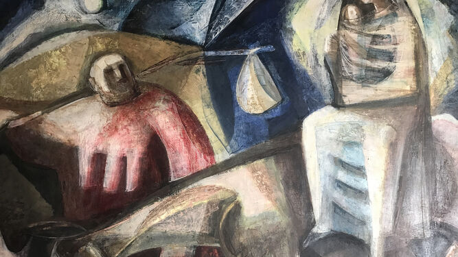 Obra de la exposición 'La zarza ardiendo'