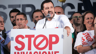 El vicepresidente y ministro del Interior italiano, Matteo Salvini