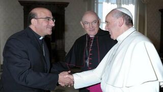 Chomali, con el Papa