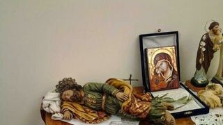 El San José del Papa en su despacho