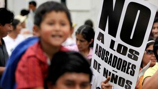 Protesta en México contra los abusos de niños