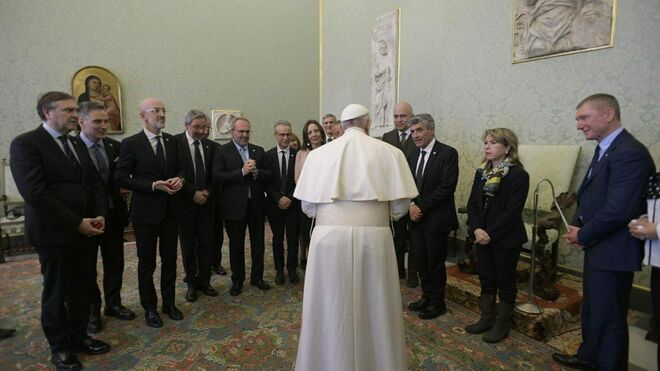 Audiencia del Papa con pediatras italianos