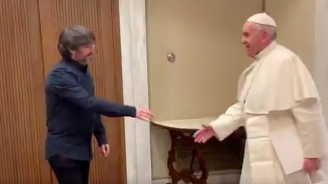 Jordi Évole, cara a cara con el papa Francisco en Salvados