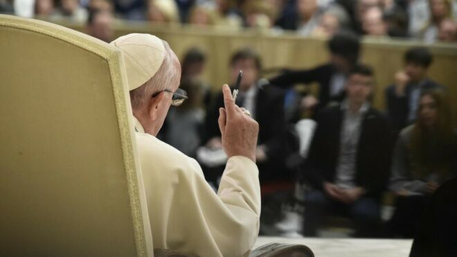 El Papa, con los estudiantes del Instituto Episcopal Gregorio Barbarigo de Padua