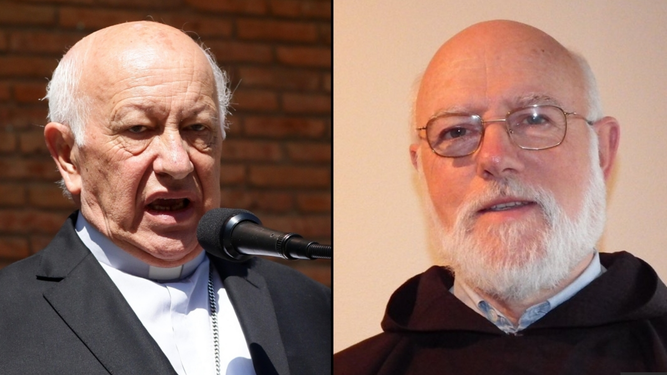 Cardenal Ezzati y monseñor Aós