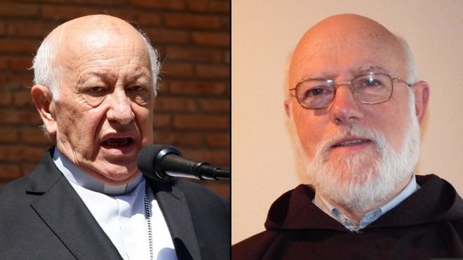Cardenal Ezzati y monseñor Aós