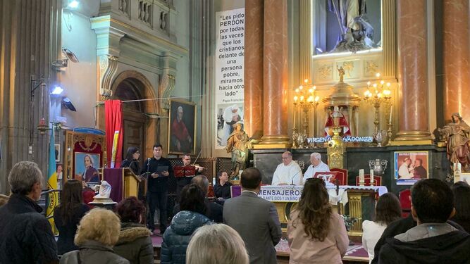 Misa por San Romero de América en San Antón