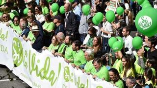 Marcha por la vida en Madrid