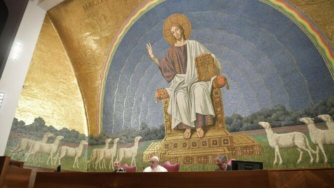 'Lectio divina' del Papa en la Universidad Lateranense