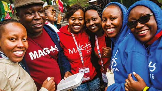 Jóvenes africanos de la Compañía de Jesús