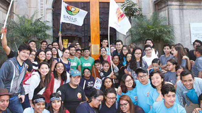 Jóvenes con los que trabajan los jesuitas