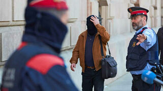 Joaquín Benítez entra en el tribunal