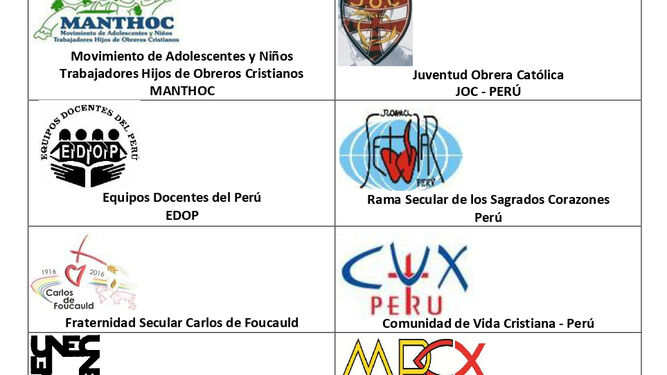 Los grupos firmantes