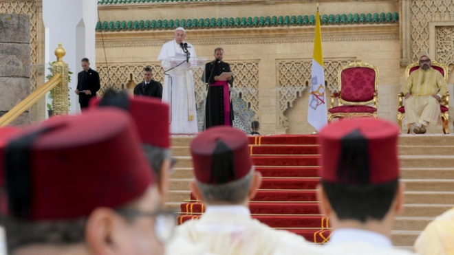 El Papa asegura en Rabat que "la cultura del diálogo es la clave para la paz"