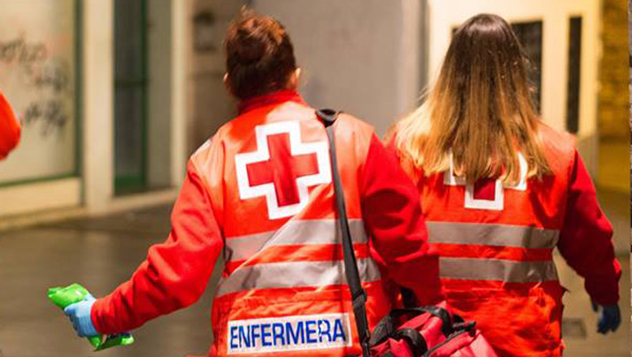 voluntarios de Cruz Roja