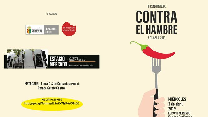 Conferencia Contra el Hambre en Getafe