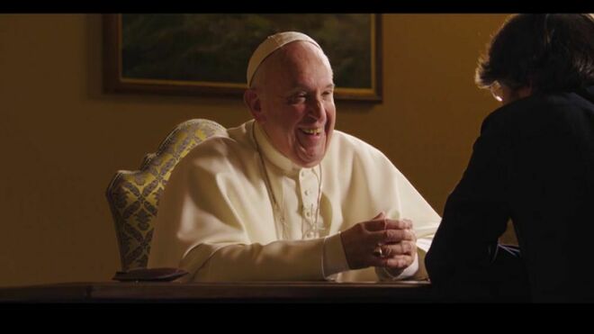 Un momento de la entrevista de Francisco con Jordi Évole