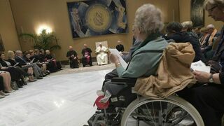 Audiencia del Papa con enfermos de Alzheimer de Bélgica