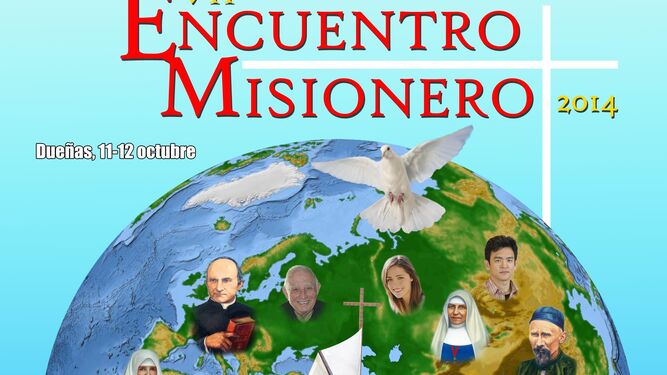 Cartel Encuentro misionero en Dueñas 2014