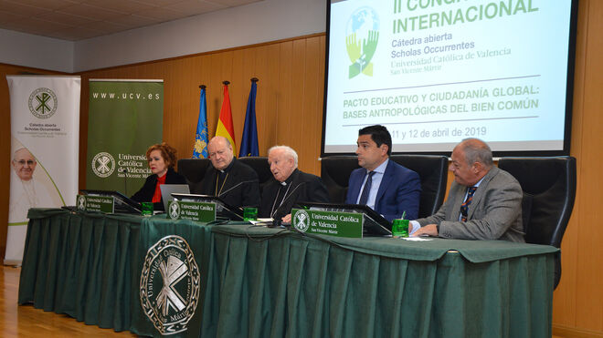 Mesa inaugural del iI Congreso Internacional Cátedra Abierta Scholas Occurrentes