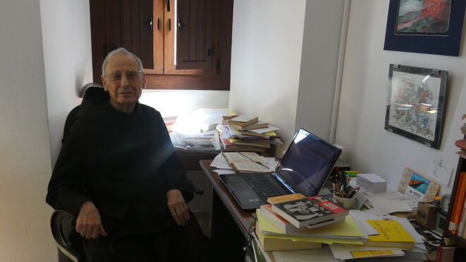 Hilari Raguer, en Montserrat
