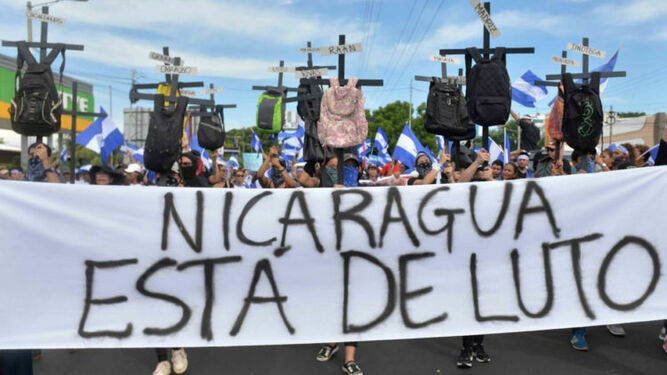 Protestas en nicaragua por la represión del régimen de Ortega