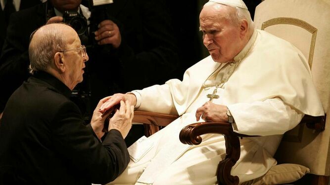 Maciel y Juan Pablo II