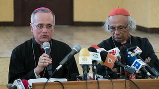 Monseñor Báez y Mons. Leopoldo Brenes, líderes religiosos en Nicaragua