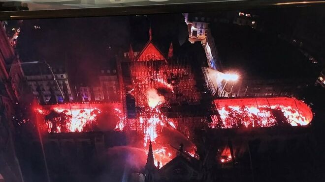 Trágico fuego en Notre Dame