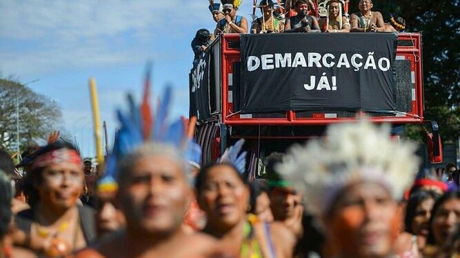 Protesta de los pueblos indígenas