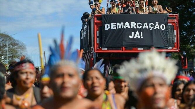 Protesta de los pueblos indígenas