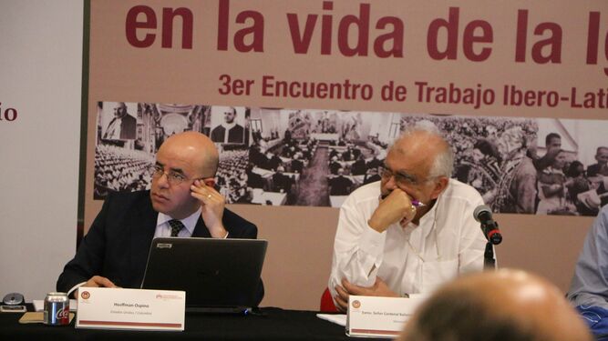 Baltazar Porras, en el encuentro de Puebla