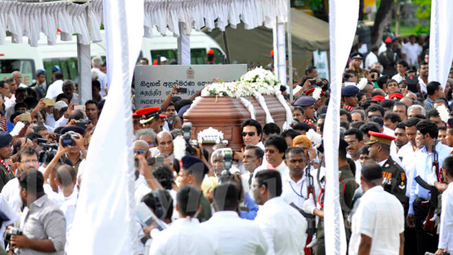 Funerales por las víctimas de los atentados de Sri Lanka