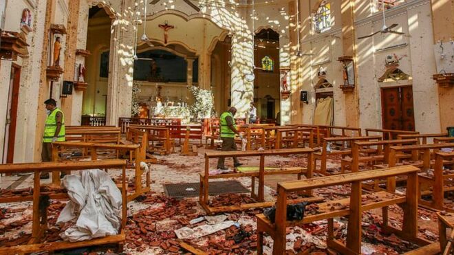 Ataque a una iglesia de Sri Lanka