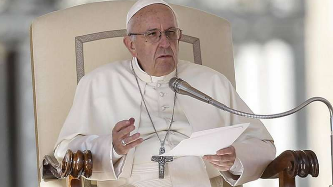 El Papa, en la audiencia