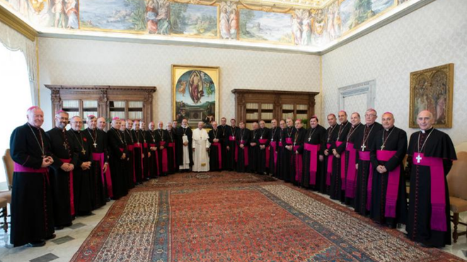 Papa y obispos argentinos