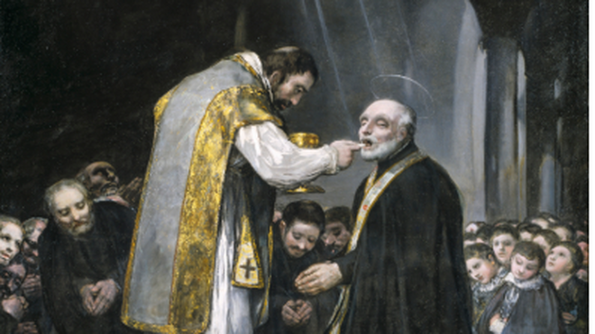 “La última comunión de San José de Calasanz”