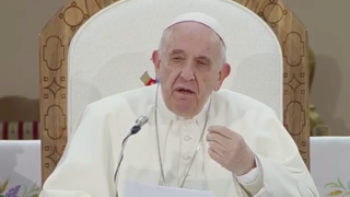 Francisco, con los religiosos y sacerdotes de Skopje