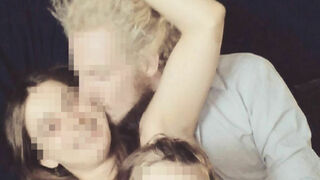 Foto familar de los niños de Godella y sus padres