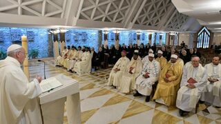 El Papa, hoy, en la Misa de Santa Marta