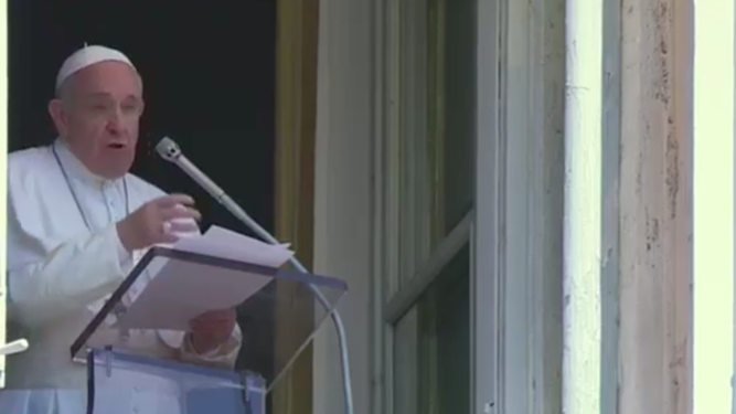 Francisco, en el Regina Coeli