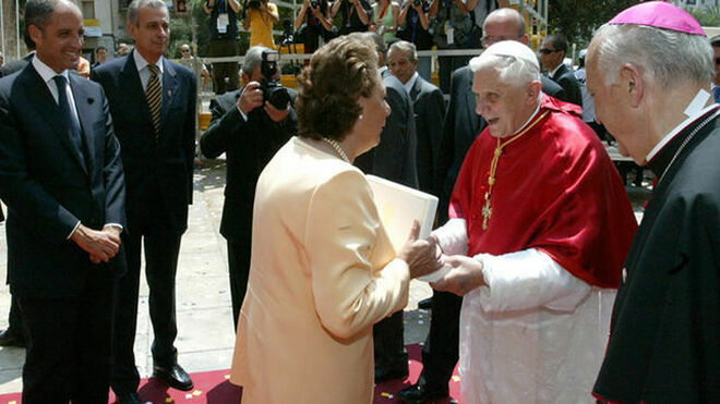 Benedicto XVI visitó Valencia en julio de 2006