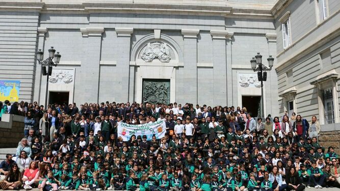 Niños del Colegio Santamarca, en La Almudena
