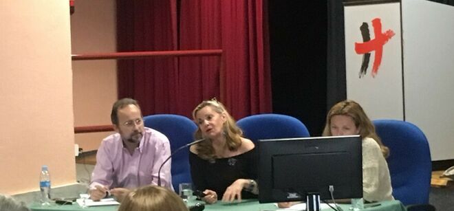 José Carlos Bermejo y Guadalupe Rivera, en el CEHS