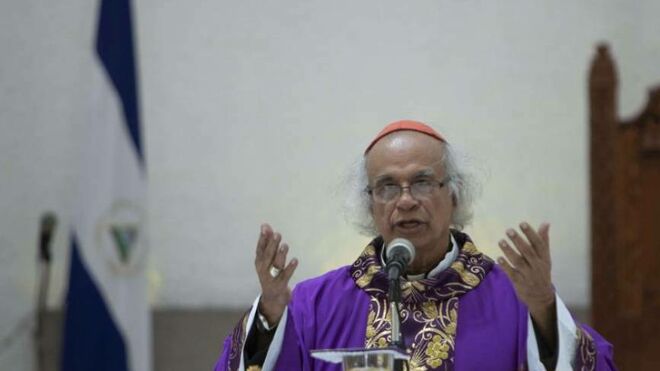 El cardenal de Nicaragua, Leopoldo Brenes