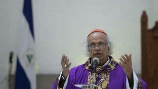 El cardenal de Nicaragua, Leopoldo Brenes