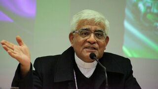 El nuevo presidente del CELAM, monseñor Miguel Cabrejos