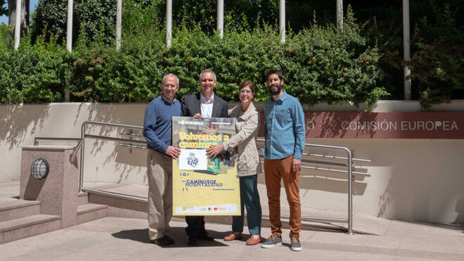 Entrega de las propuestas en la sede del Parlamento Europeo