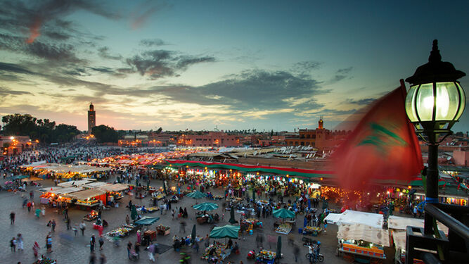 Plaza de Jamaa el Fna en Marrakech