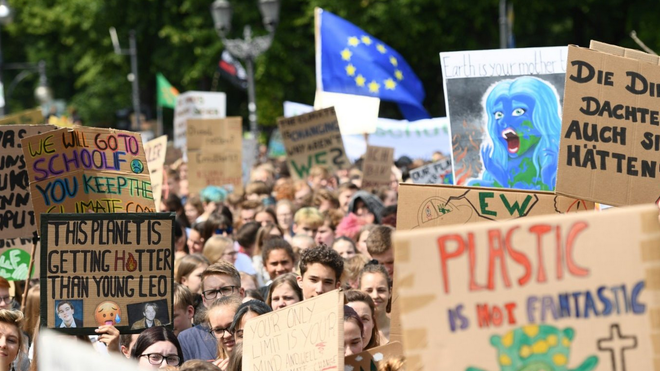 Manifestación a favor del metioambiente